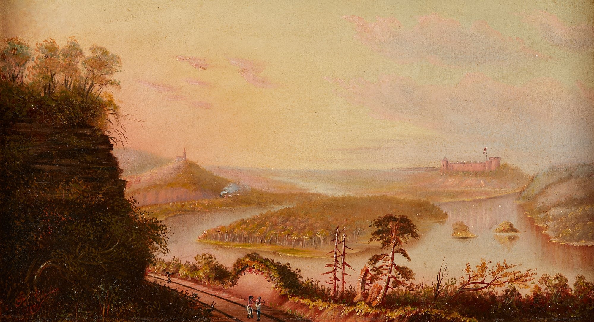 Alfred Sederberg | After Alfred Sederberg Fort Snelling Painting 1871 ...