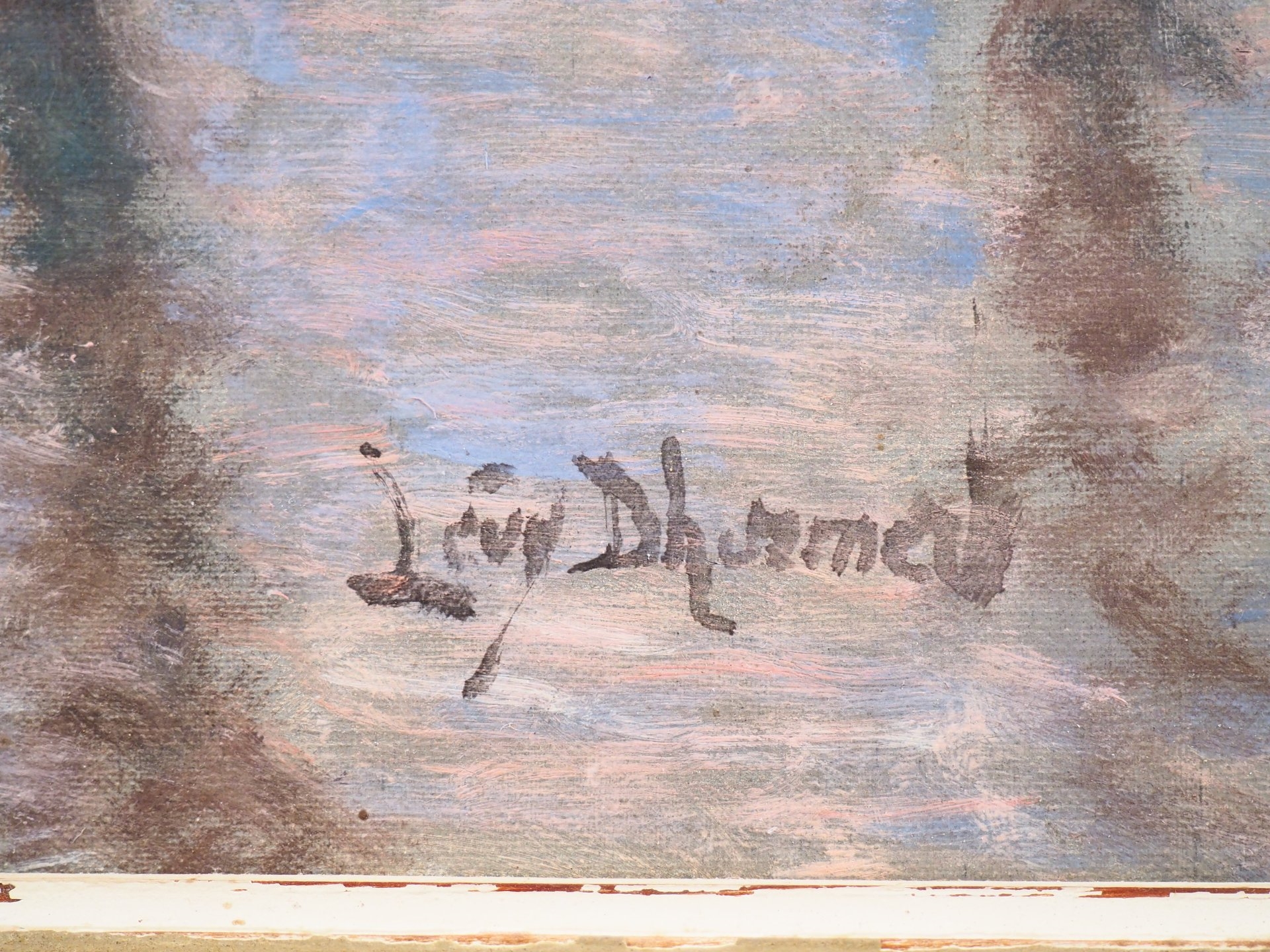 Artwork by Lucien Lévy-Dhurmer, Gondoles à Venise au crépuscule, Made of oil on canvas