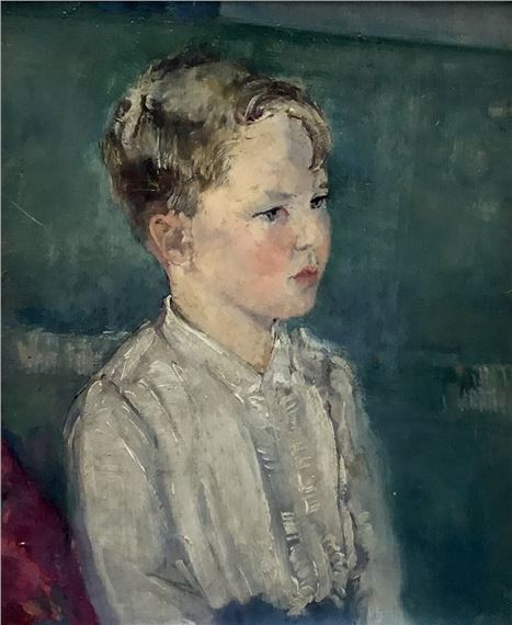 study of a young child by Amy Millar Watt