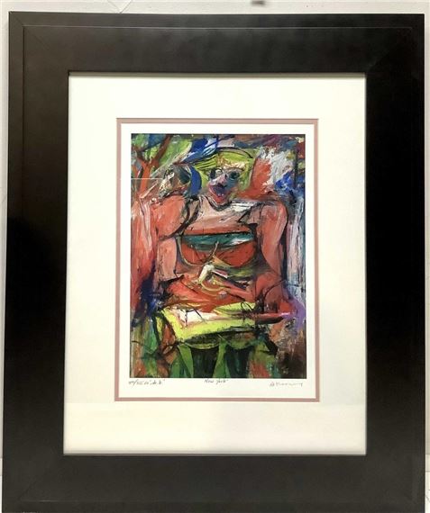 Willem de Kooning | William De Kooning “Woman V” Framed