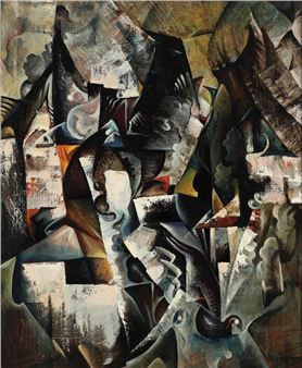 Cubist composition - Irving Resnikoff