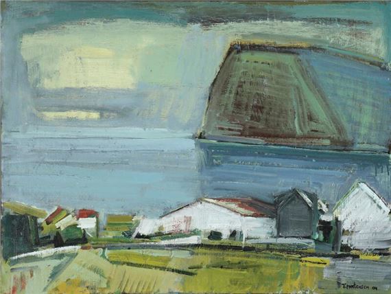 Faroese Town - Finleif Mortensen