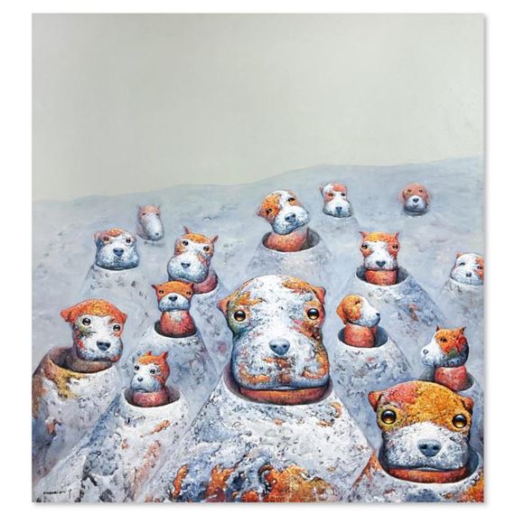 Wang Zhiwu | Moon Dogs | MutualArt