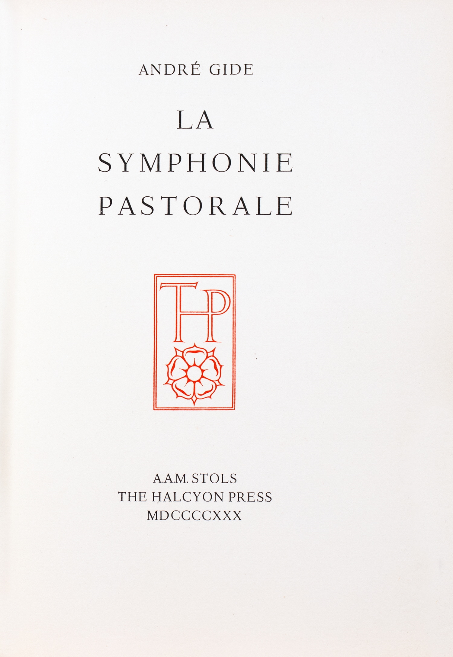 Artwork by J. van Krimpen, Art Déco-Einband von Louis Malcorps mit farbigen Ledereinlagen, Made of druck