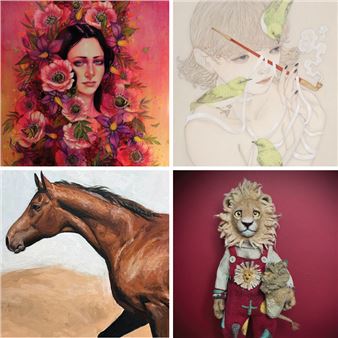 Springtime Serenade: Keyes, Montgomerie, Ji and Sakuma - Corey Helford Gallery