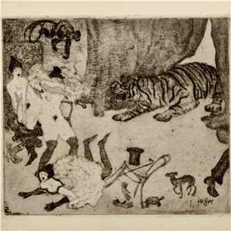 ZIRKUSSZENE - Heinrich Revy