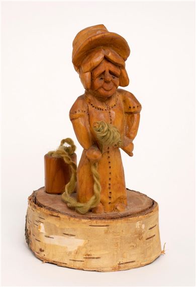 Woman with Wool by John Moyles