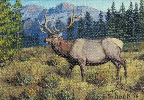Elmer Schock | Elk (1976) | MutualArt