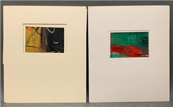 Ken Dubin. Oil on Paper. Fragments - Ken Dubin