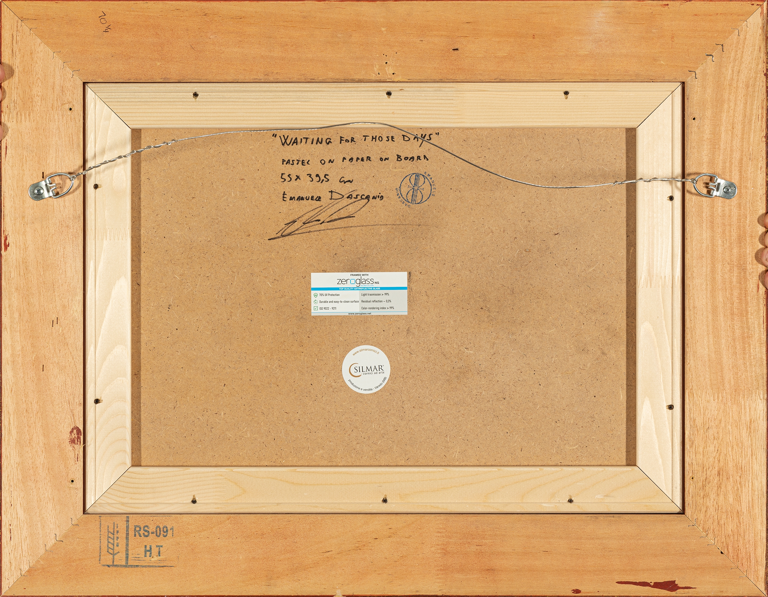 Artwork by Emanuele Dascanio, Waiting for those days, Made of Pastel painting on paper