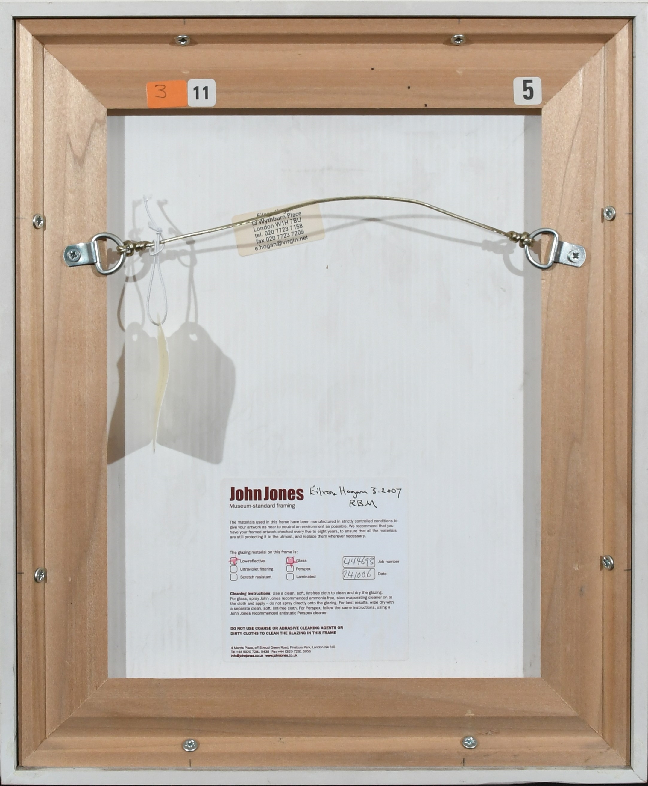 Artwork by Eileen Hogan, A shady garden, Made of Oil on card