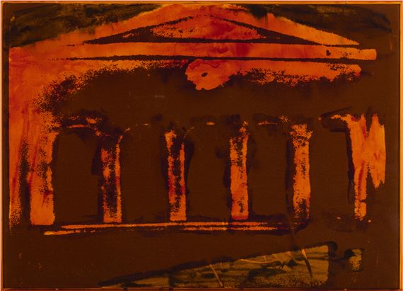 Paesaggio TV by Mario Schifano, 1977