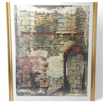 a serigraph print "Bethnal Green 1999" nr 12/12 - Janet Brooke