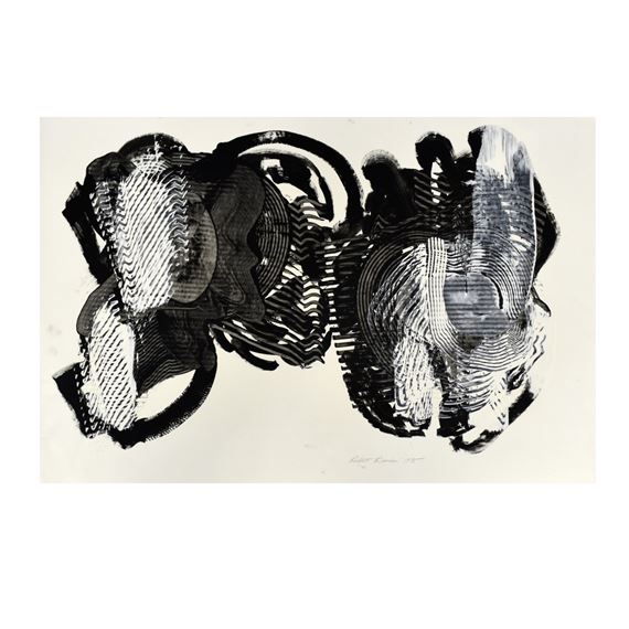 Robert Ranieri | Black and White Abstract Composition (1995) | MutualArt