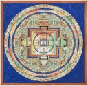 Artwork by Mongolian School, 20th Century, Seltene Gruppe von vier Mandala