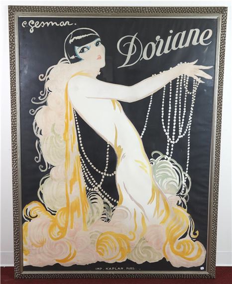 Charles Gesmar | DORIANE CABARET VINTAGE POSTER BY CHARLES GESMAR