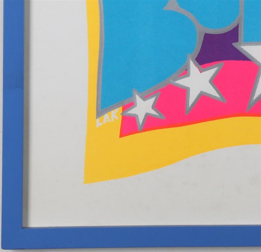 Artwork by Larry Korneman, BOBBY KENNEDY 1968 PSYCHEDELIC POSTER, Made of POSTER