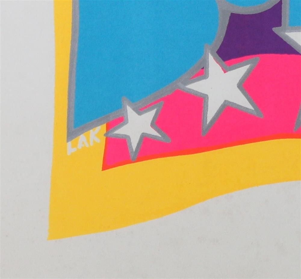 Artwork by Larry Korneman, BOBBY KENNEDY 1968 PSYCHEDELIC POSTER, Made of POSTER