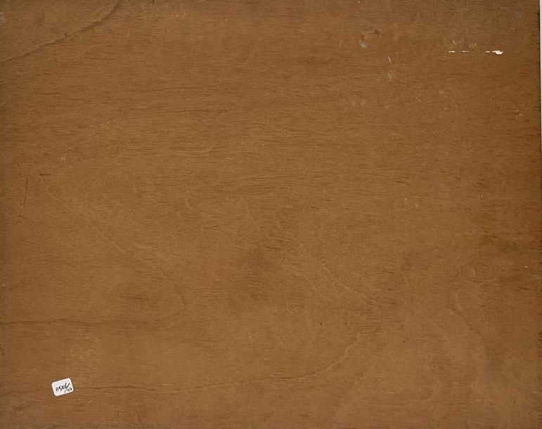 Artwork by Antoine Bogey, Village, Made of Oil on plywood panel