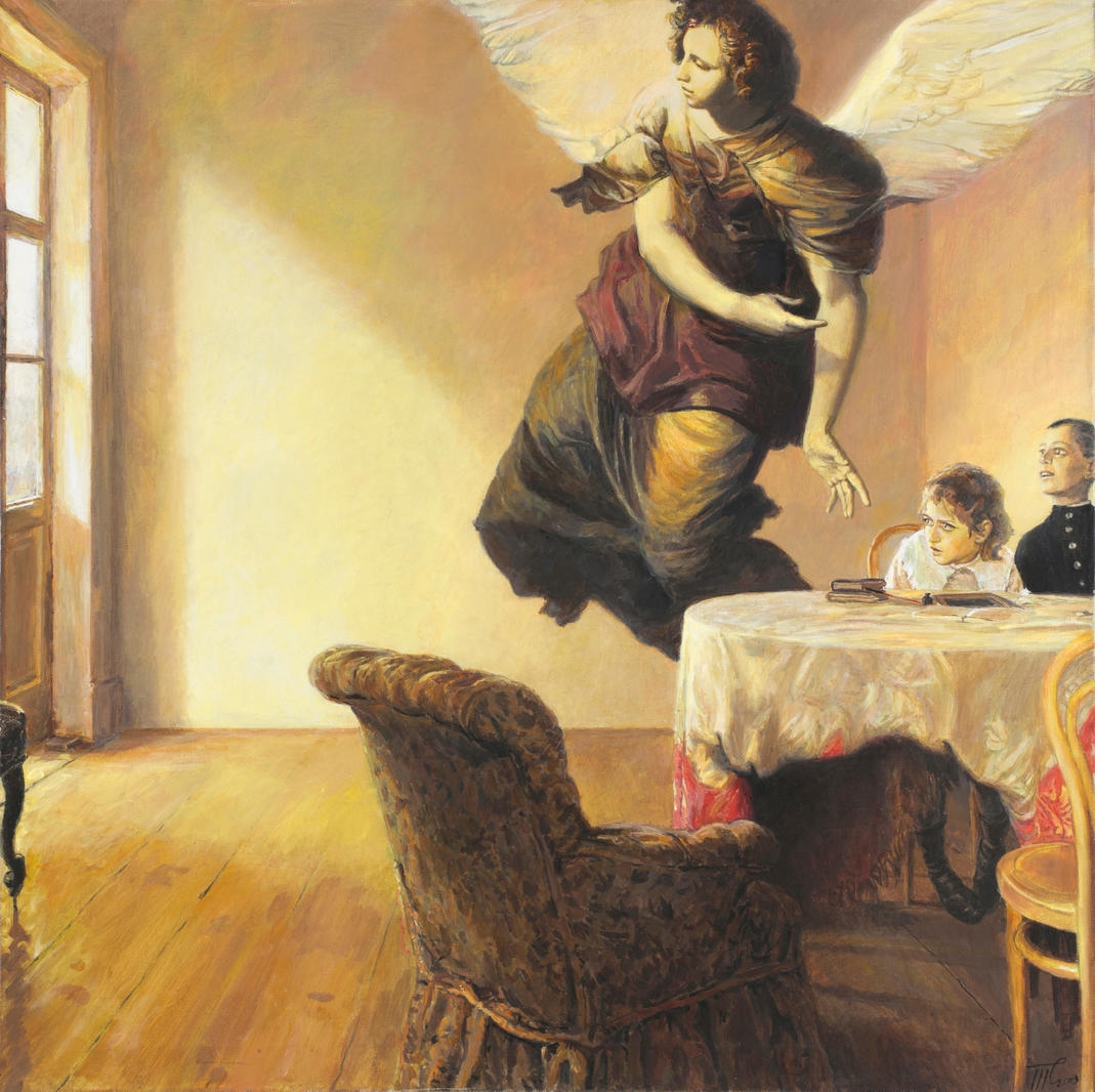 Artwork by Timofey Smirnov, Wait for me and I'll be back, Made of acrylic on canvas