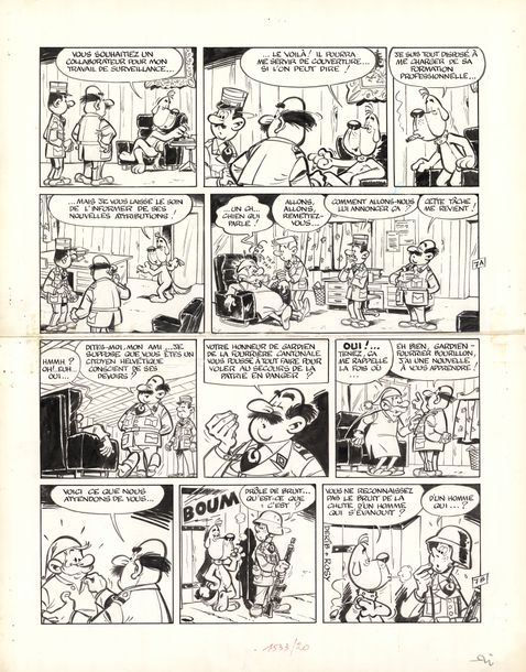 Artwork by Derib, DERIB (né en 1944, Made of Indian ink on paper