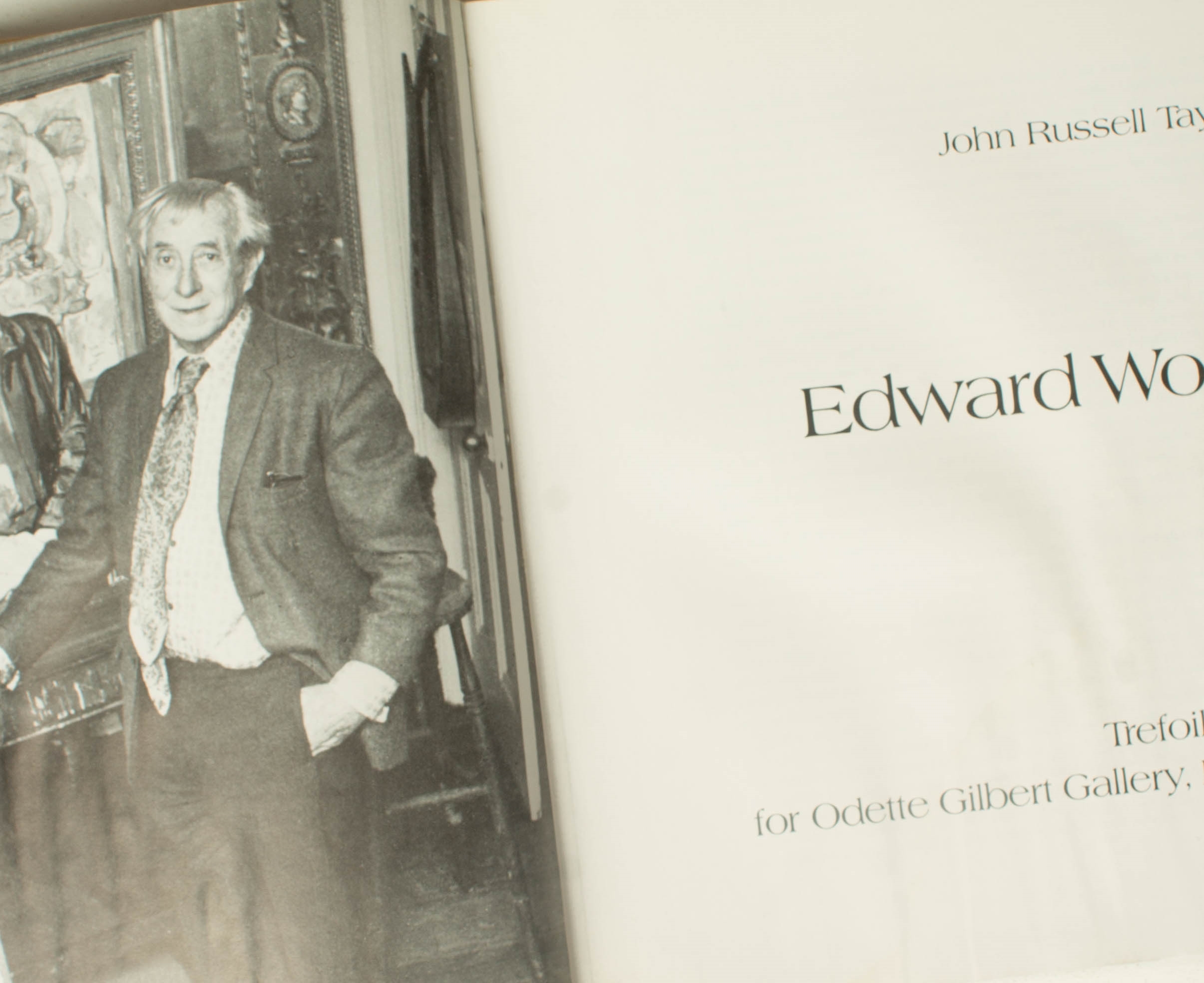 Edward Wolfe | sold with a copy of Edward Wolfe by John Russell-Taylor ...