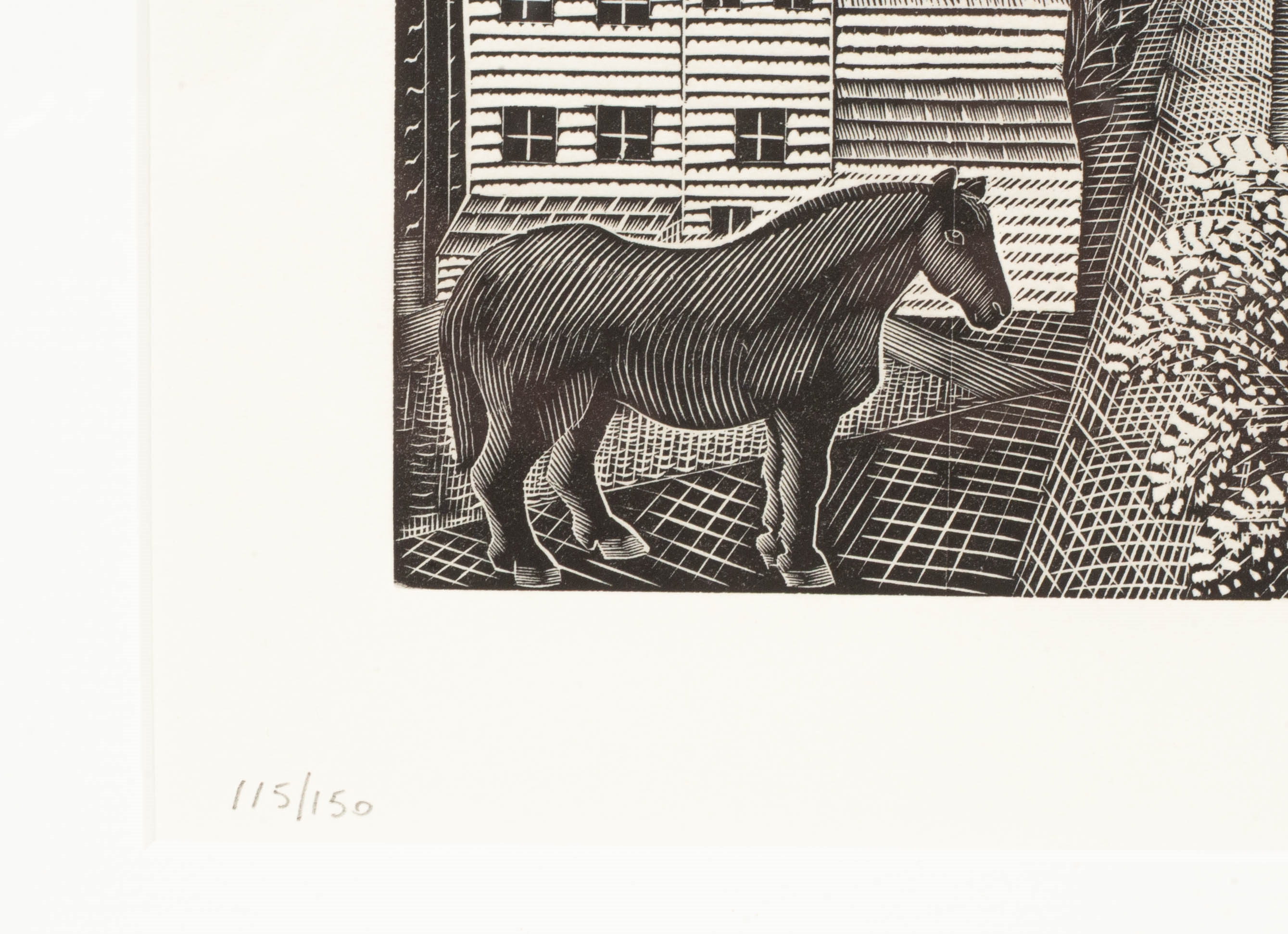 Eric Ravilious | printed by Ian Mortimer from the original block ...