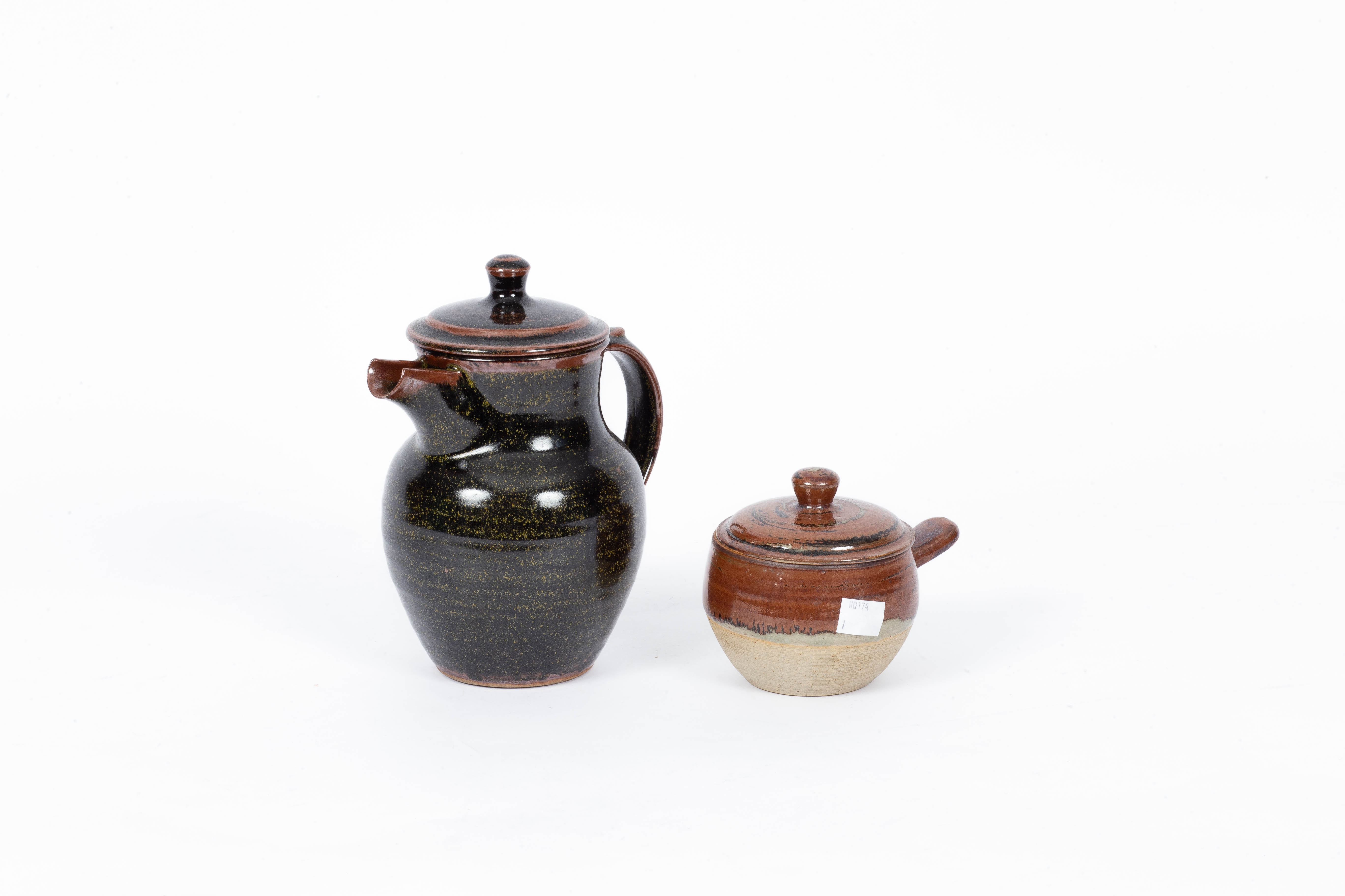 Ray Finch | a Winchcombe pottery coffee pot with treacle glaze | MutualArt