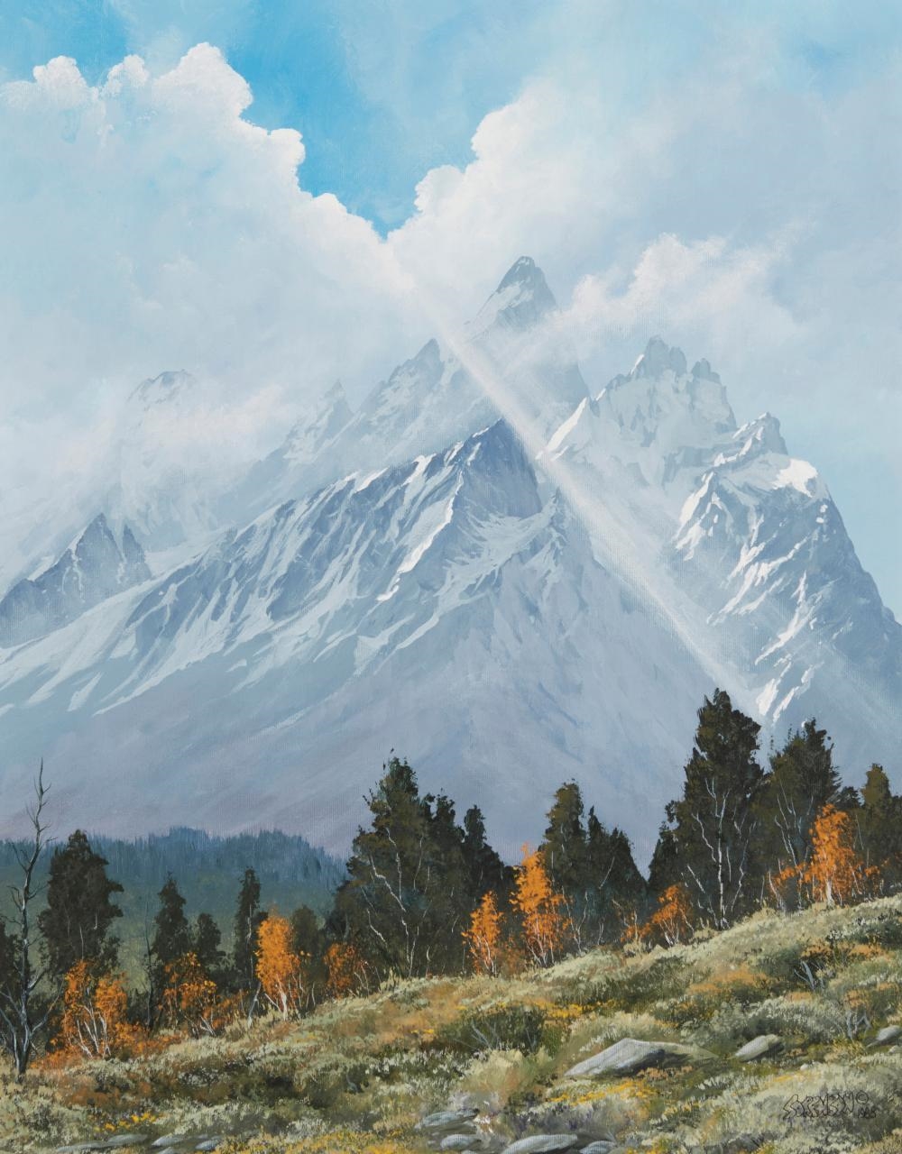 Artwork by Dick Sorenson, Illumination, Made of Oil on canvas