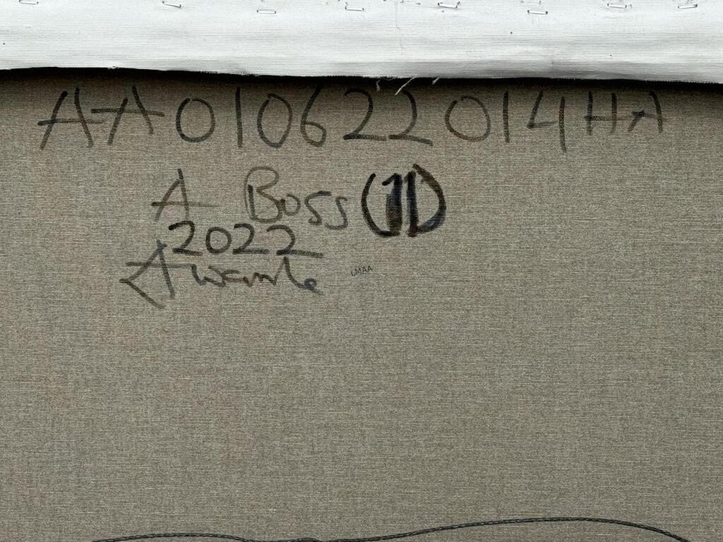 Artwork by Awanle Ayiboro Hawa Ali, AWANLE AYIBORO " BLUE FACE