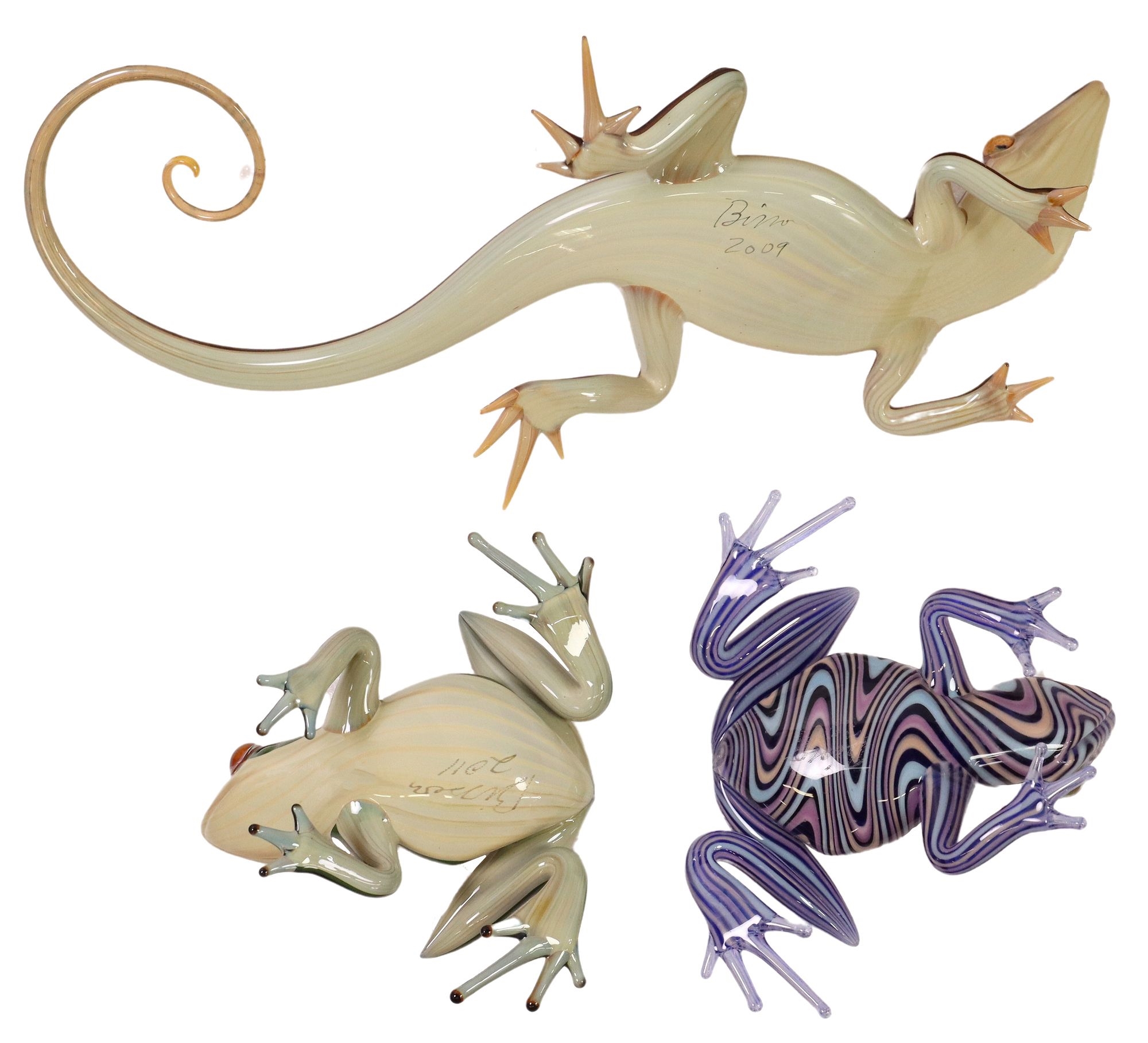 Scott Bisson | Flameworked glass figures of amphibians and reptile ...