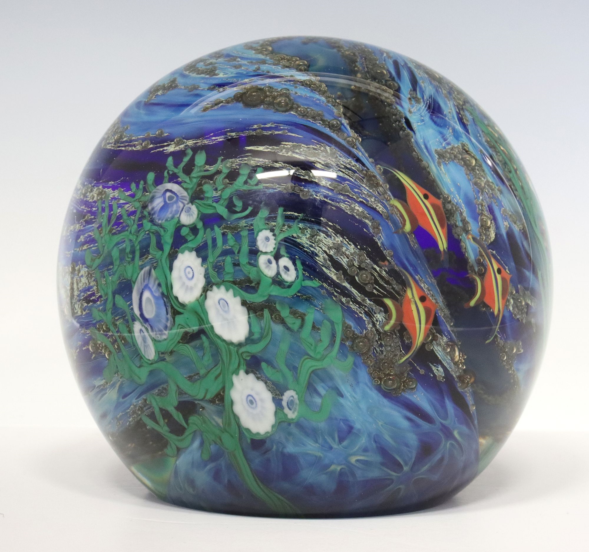 Joseph Morell | JOSEPH MOREL FOR ZELLIQUE STUDIOS ART GLASS AQUARIUM ...