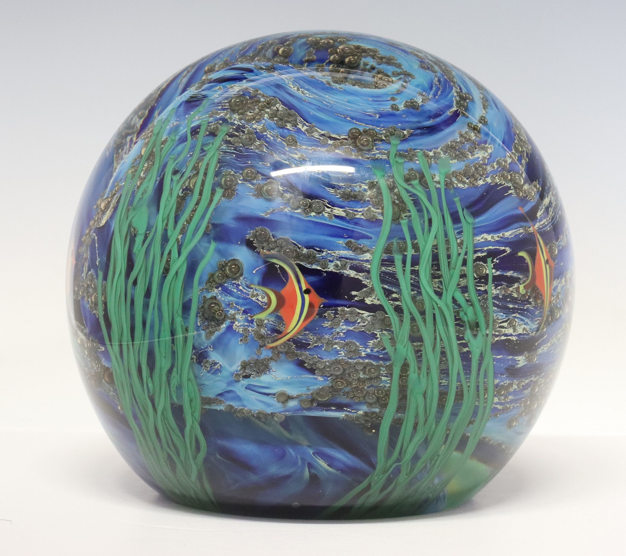 Joseph Morell | JOSEPH MOREL FOR ZELLIQUE STUDIOS ART GLASS AQUARIUM ...