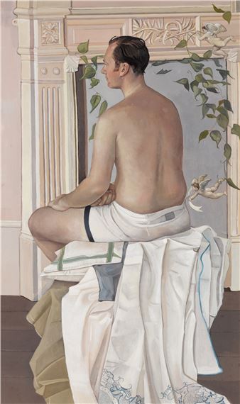 Cupid after Bath by Alison Watt, Executed in 1990