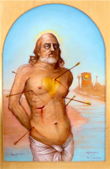 KITCHENBOY AS ST. SEBASTIAN by Braam Kruger, 1951