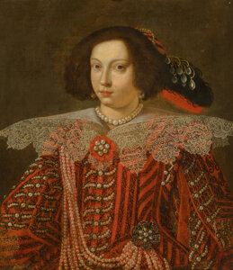 Portrait of Maria Caterina Farnese, Duchess of Modena - Matteo Loves
