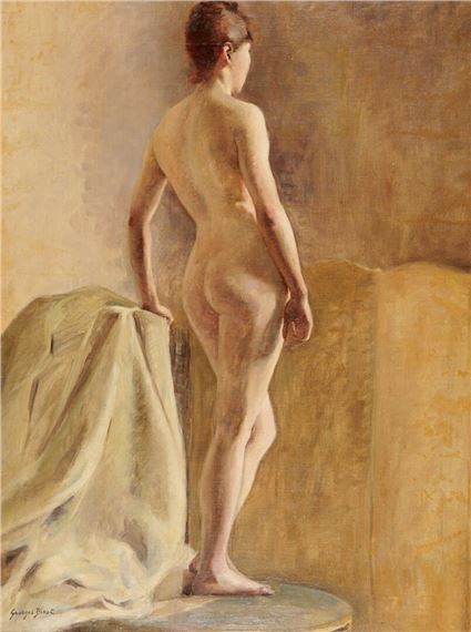 Le modèle d'atelier by Georges Jules Ernest Binet