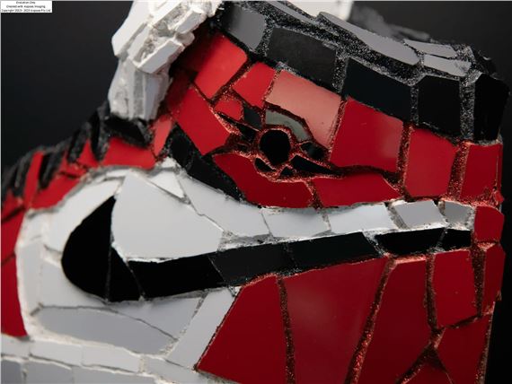 Jason Dussault | Nike Air Jordan 1 Ceramic Mosaic Shoe Sculpture