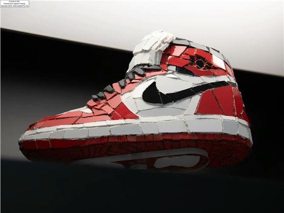 Jason Dussault | Nike Air Jordan 1 Ceramic Mosaic Shoe Sculpture