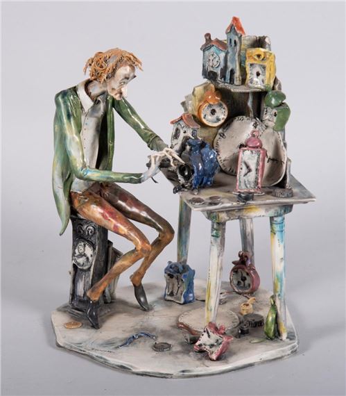 希少 イタリア製 Adriano Colombo 子ども そり 置物 陶器 希少 イタリア製 Adriano Colombo 子ども そり 置物 陶器 かわいい