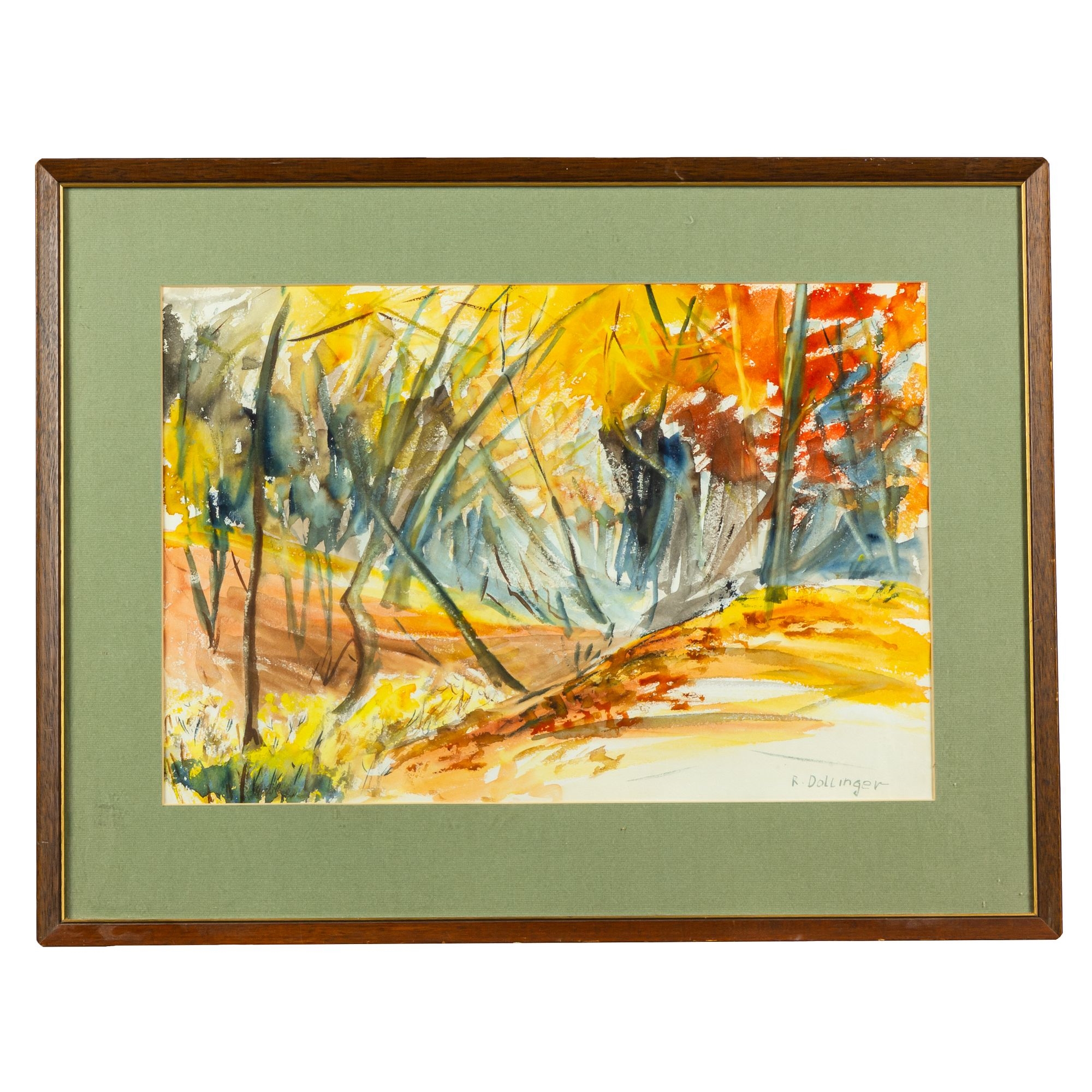 Artwork by Renate Dollinger, Renate Dollinger (German b. 1926, Made of color on paper