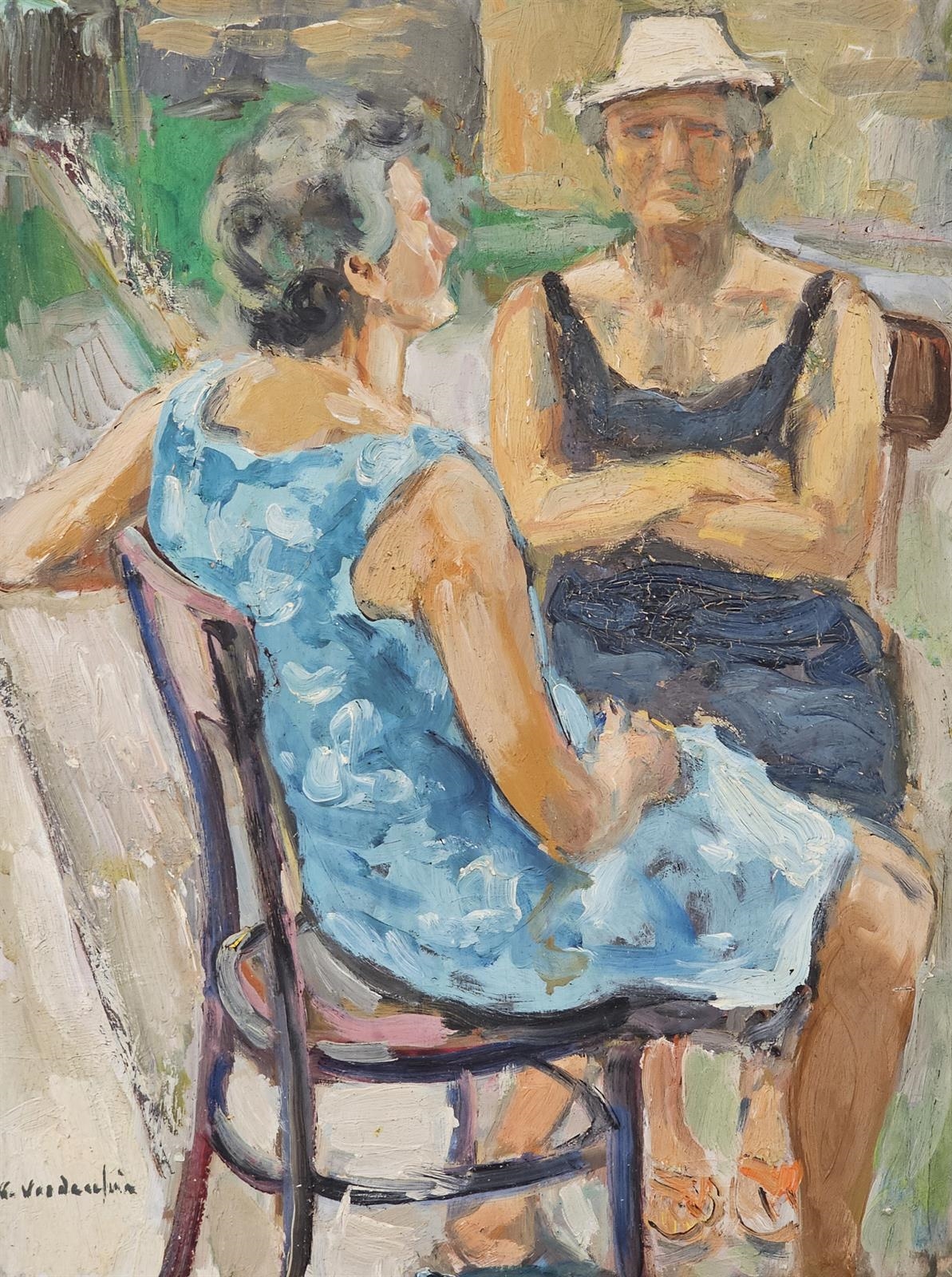 Carlo Verdecchia | Due figure | MutualArt
