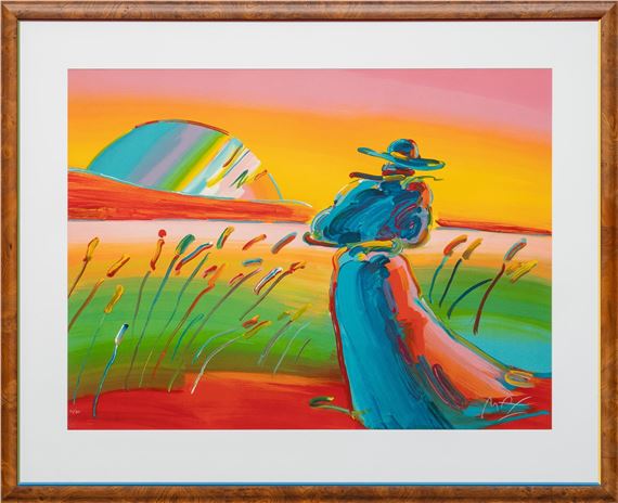 Peter Max | Walking in Reeds | MutualArt