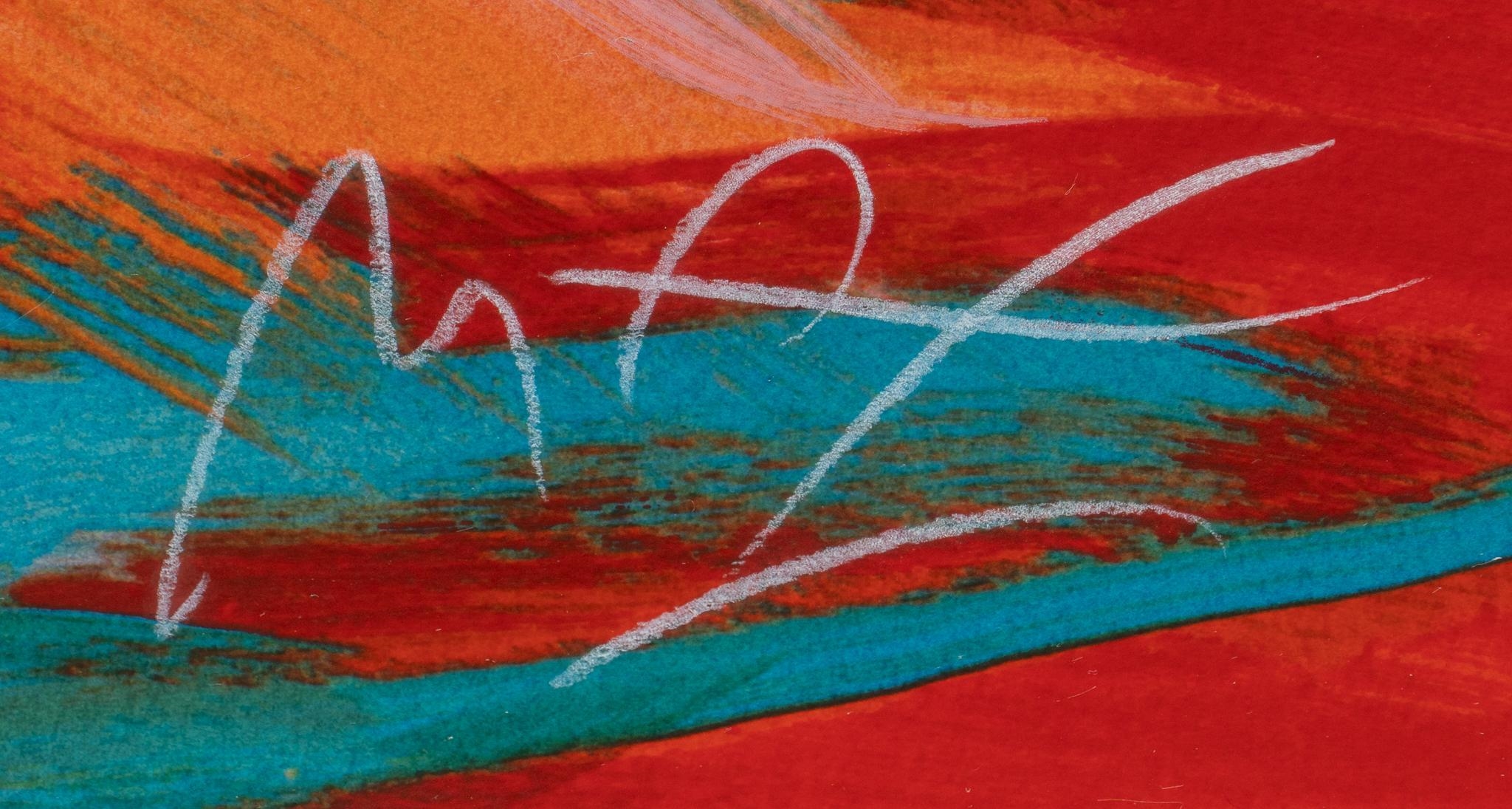 Peter Max | Walking in Reeds | MutualArt