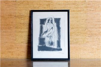 Femme au coq - Victor Guillaume