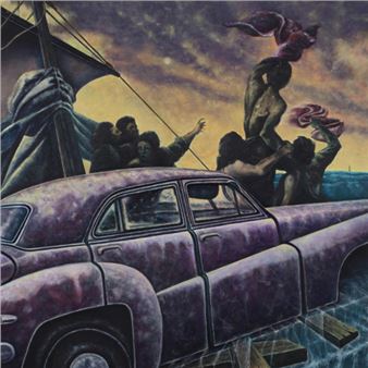 Gary Westford: Lifeline (Phases of the Moon) - Hallie Ford Museum of Art, Willamette University