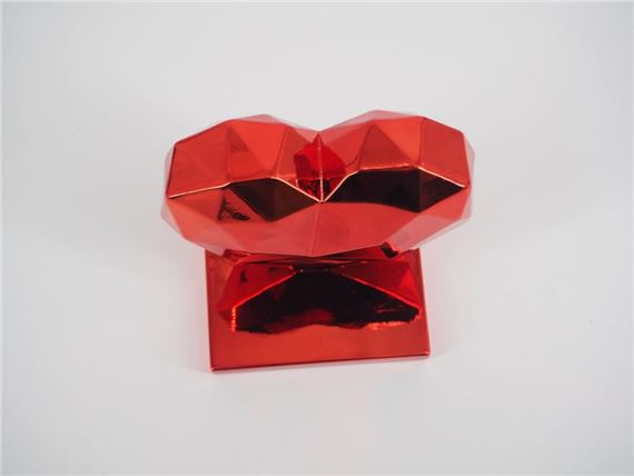 Sculpture Richard Orlinski - Heart Spirit Cœur Rouge - Neuf Sous Emballage