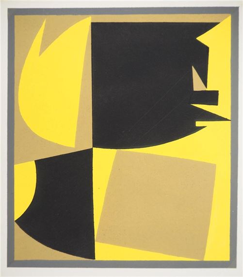 Victor Vasarely | Abstract balance (1952) | MutualArt