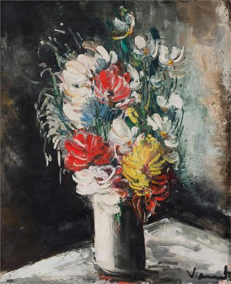 Vase of flowers by Maurice de Vlaminck, circa 1925