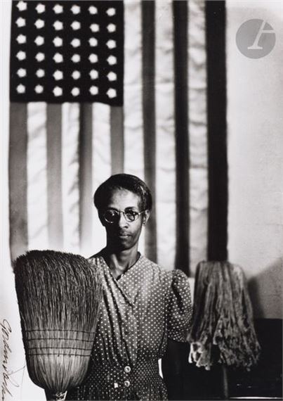 American Gothic [Ella Watson] by Gordon Parks, circa 1980
